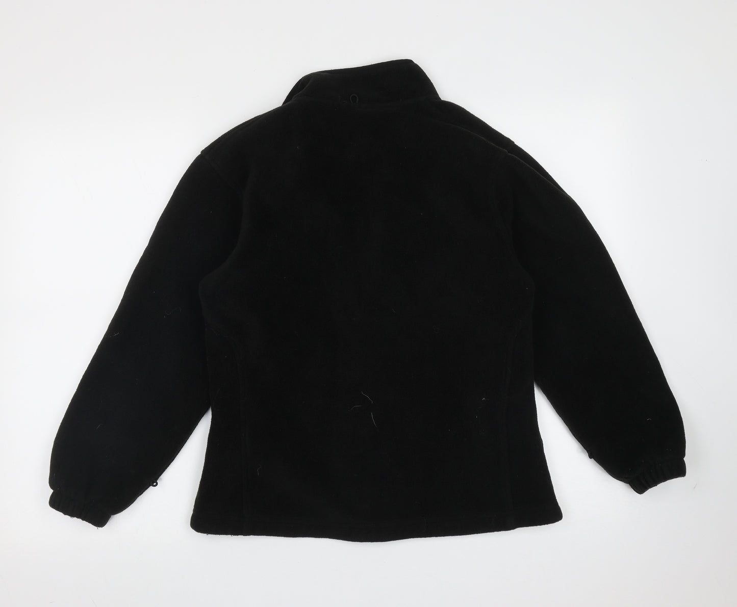 Karrimor Womens Black Round Neck  Polyester Full Zip Jumper Size 12
