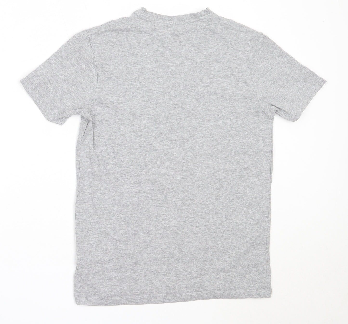 Primark Womens Grey  Cotton Basic T-Shirt Size XS Round Neck
