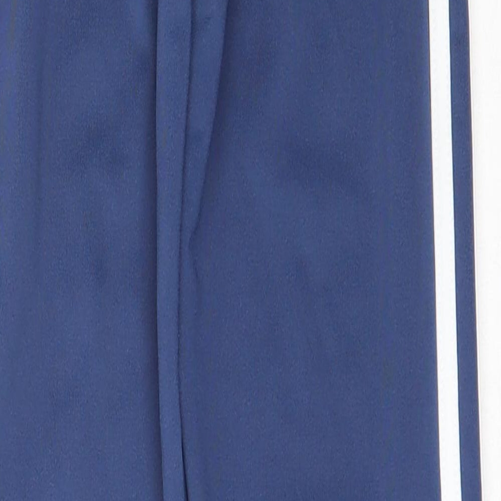 adidas Girls Blue  Polyester Capri Trousers Size 9-10 Years  Regular