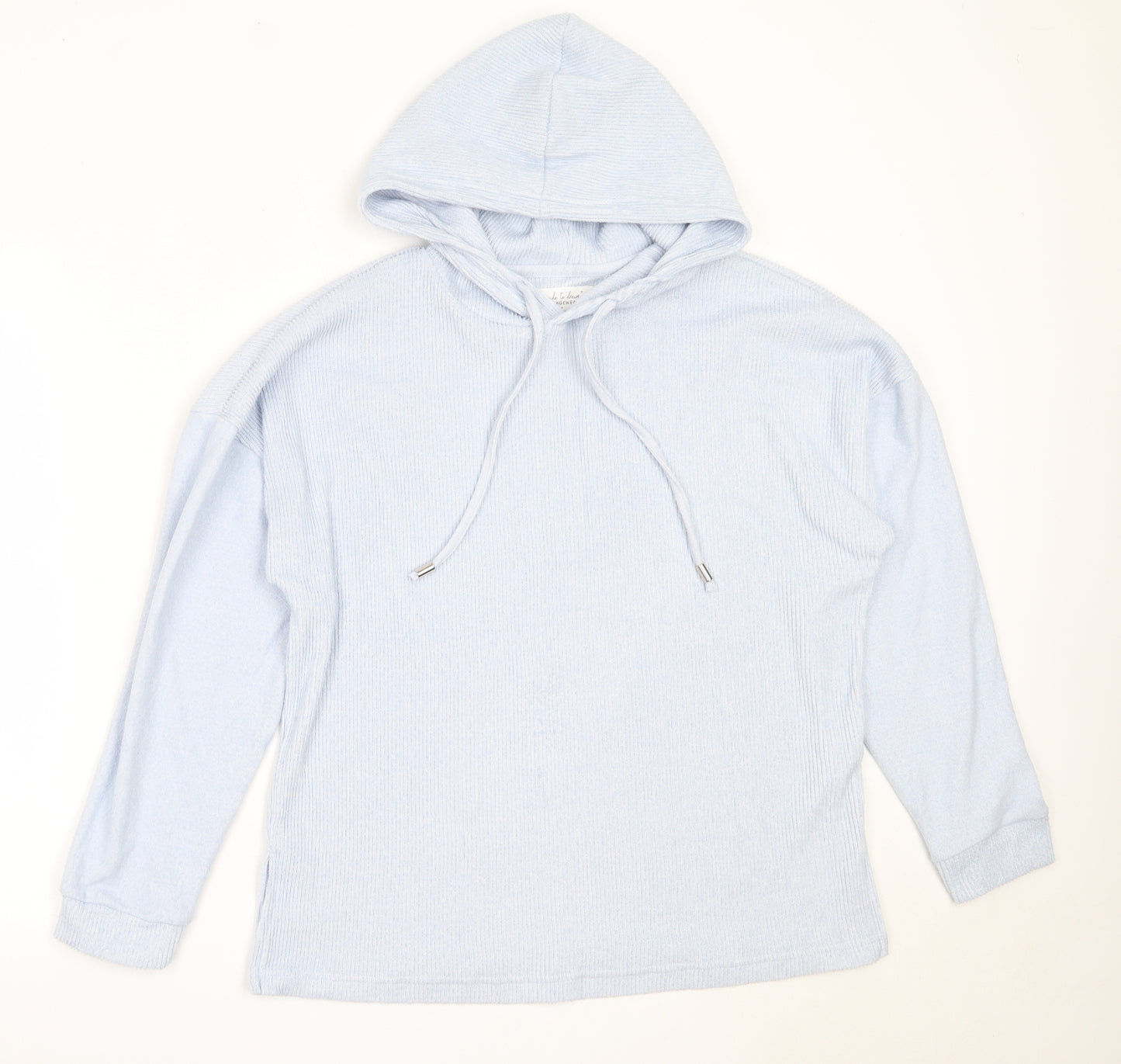 F&F Womens Blue  Polyester Pullover Hoodie Size M