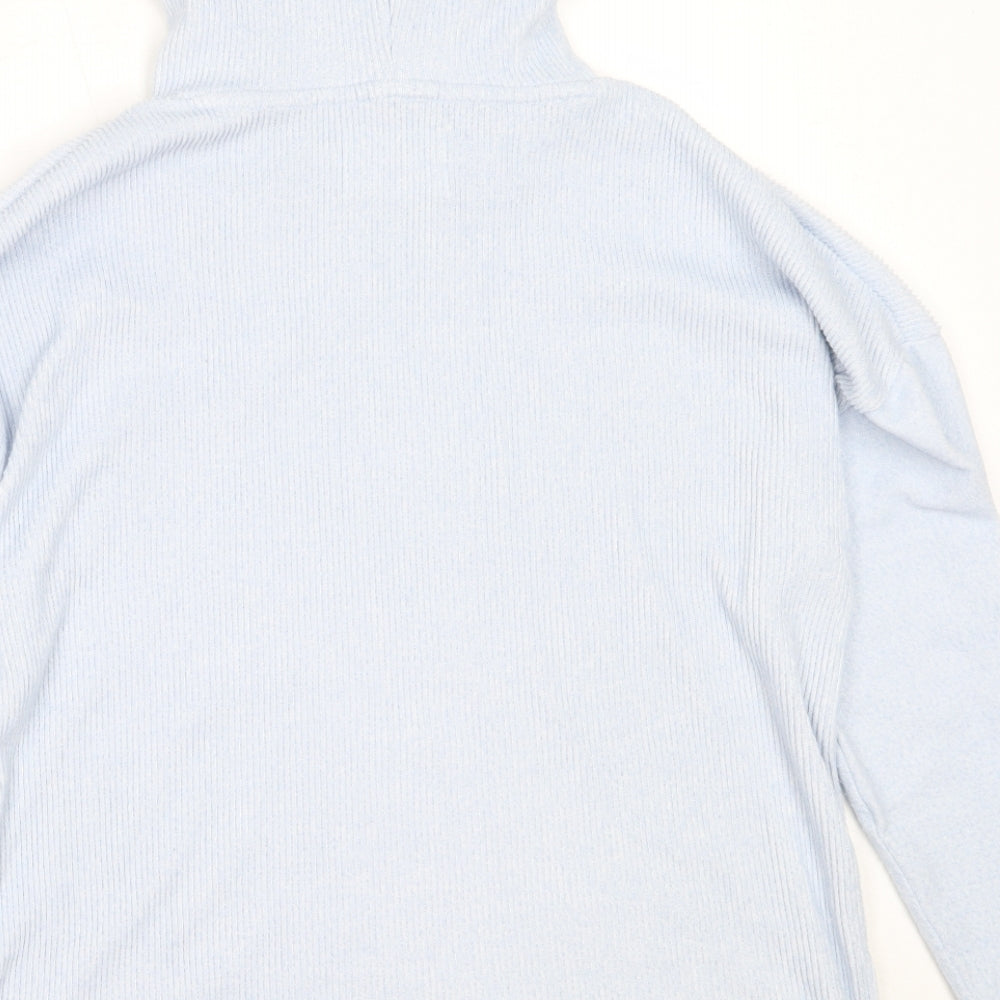 F&F Womens Blue  Polyester Pullover Hoodie Size M