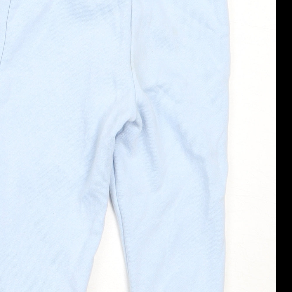Primark Boys Blue  Cotton Jogger Trousers Size 9-12 Months