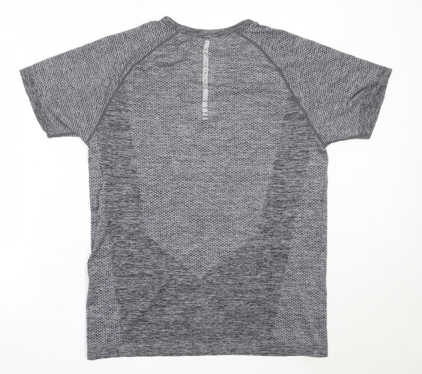 Primark Mens Grey  Polyamide Basic T-Shirt Size L Round Neck