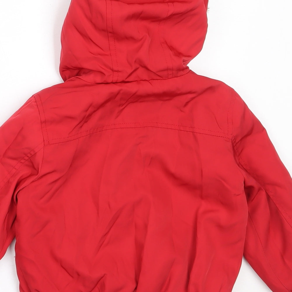 George Boys Red   Basic Coat Coat Size 18-24 Months