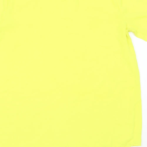 Atmosphere Womens Yellow  Polyester Basic Blouse Size 10 Round Neck