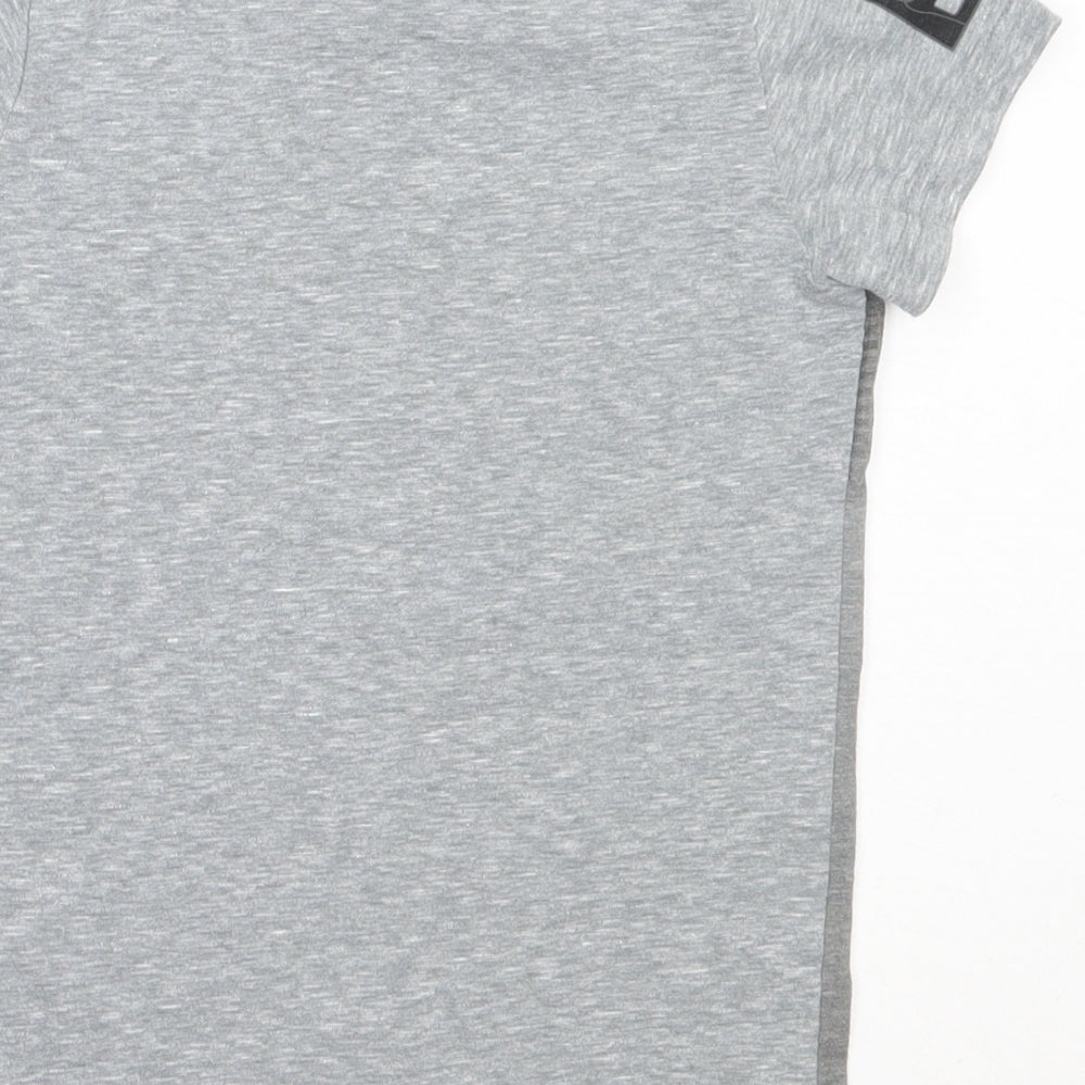 NEXT Boys Grey  Cotton Basic T-Shirt Size 7 Years Round Neck  - Lego Batman
