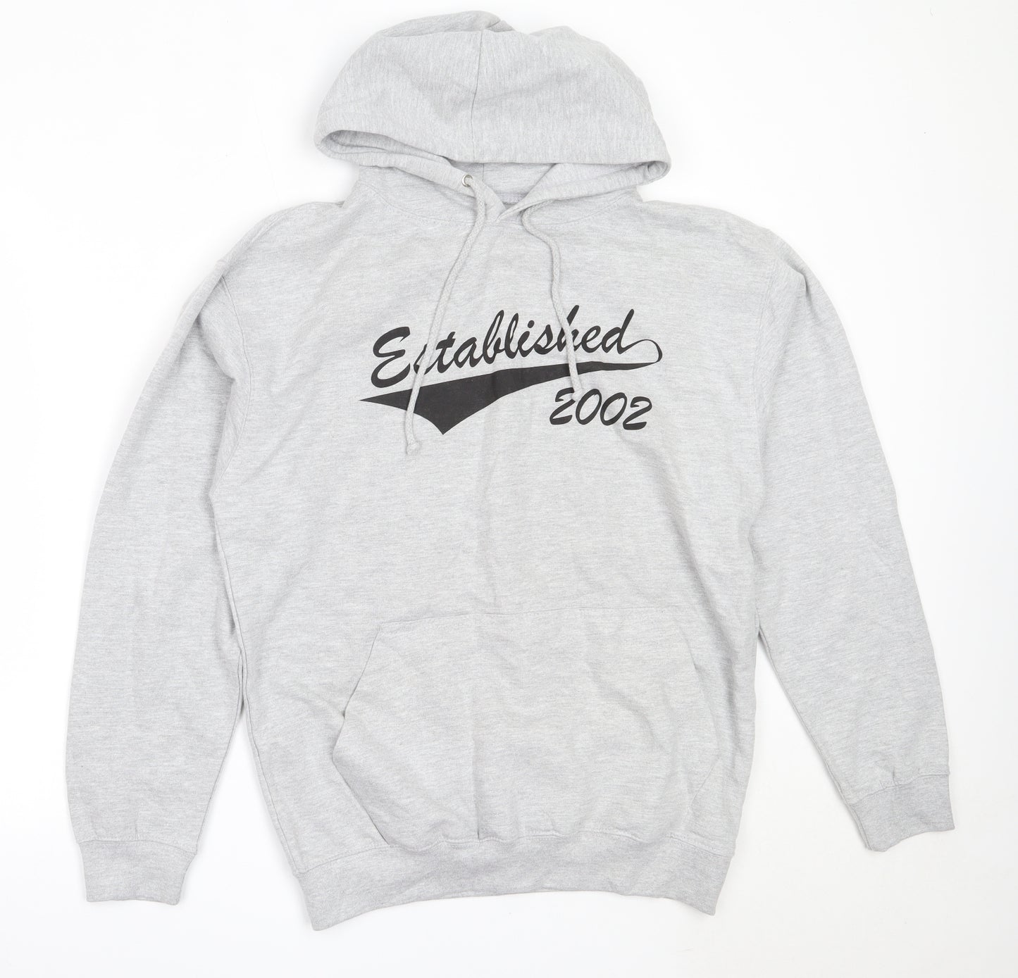 All We Do is Mens Grey  Cotton Pullover Hoodie Size M