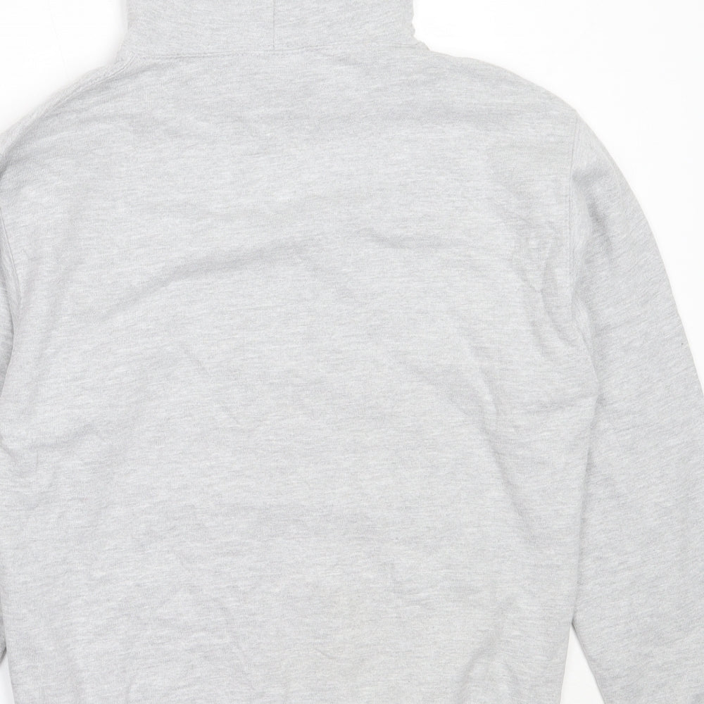 All We Do is Mens Grey  Cotton Pullover Hoodie Size M