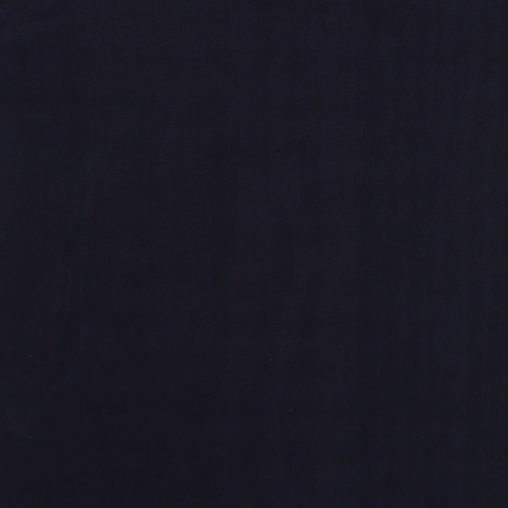Fabrizo Womens Blue  Polyester Basic T-Shirt Size M Round Neck