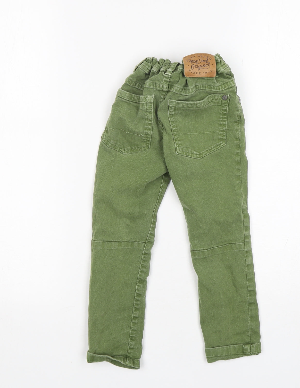 NEXT Boys Green  Cotton Skinny Jeans Size 3-4 Years  Regular