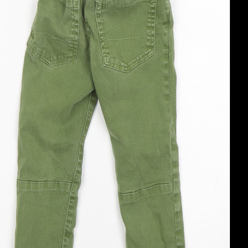 NEXT Boys Green  Cotton Skinny Jeans Size 3-4 Years  Regular