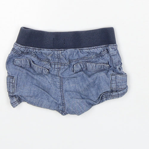 Old Navy Boys Blue  Cotton Capri Trousers Size 12-18 Months   - Shorts