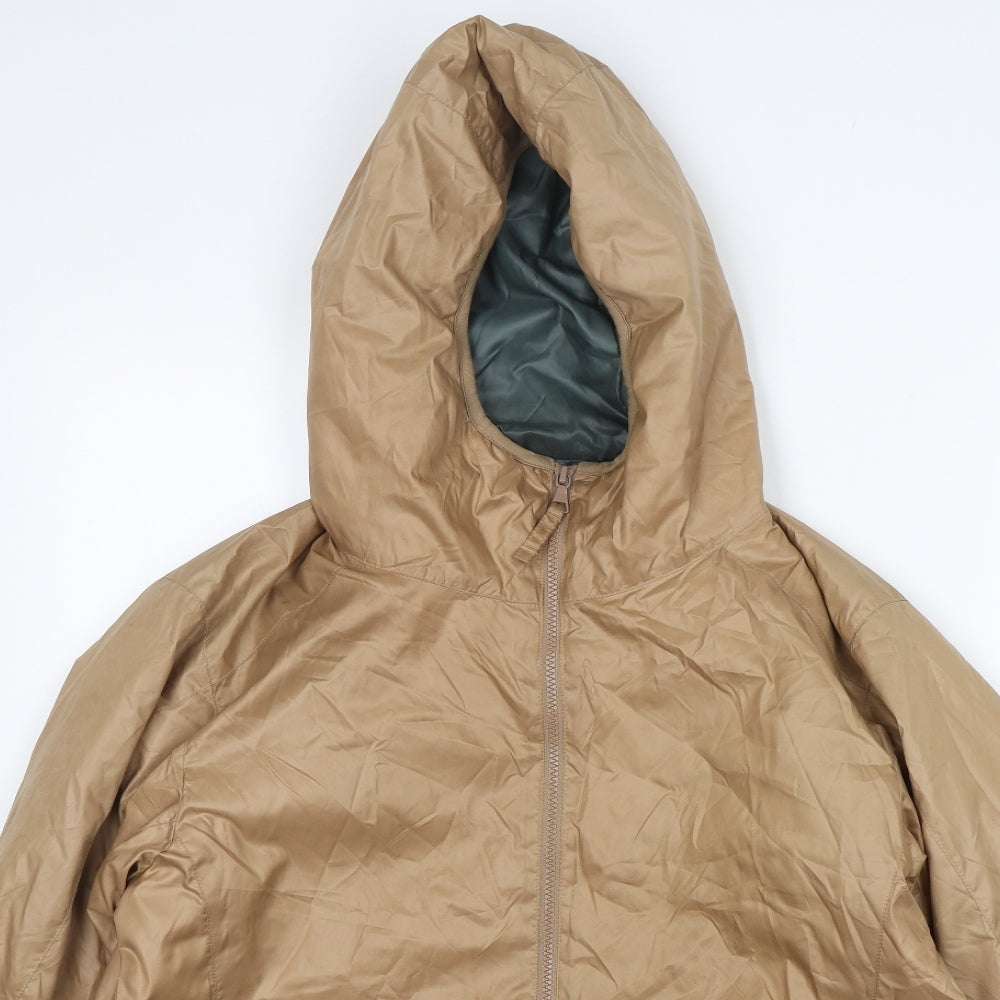 Uniqlo Mens Brown   Rain Coat Coat Size M