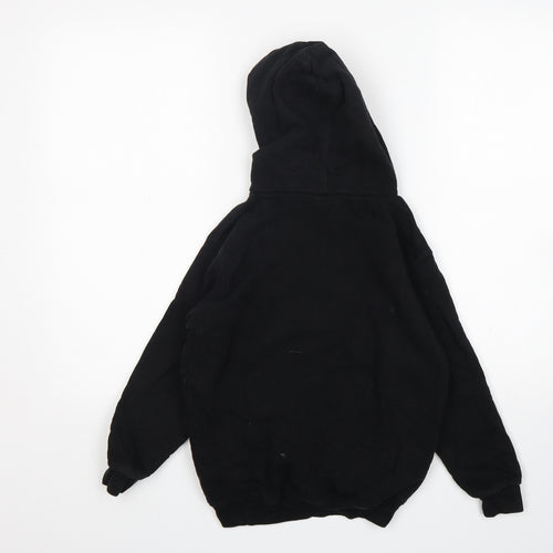 B&C Boys Black  Cotton Pullover Hoodie Size 10 Years   - Keep Calm and Hug A ginger