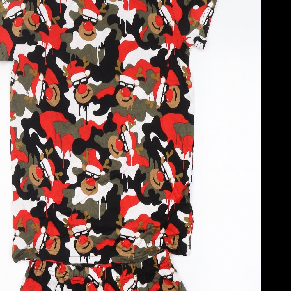 NEXT Boys Multicoloured Camouflage Cotton  Pyjama Set Size 11 Years   - Christmas