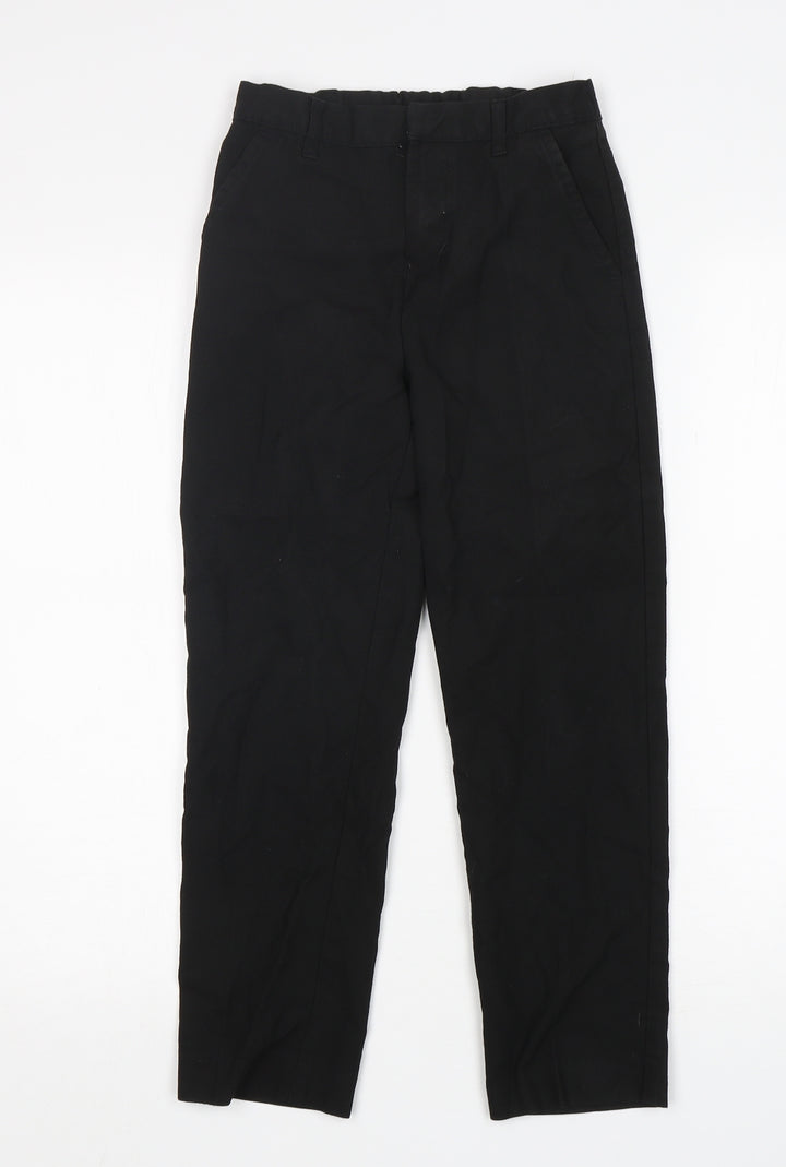 TU Boys Black Polyester Dress Pants Trousers Size 9 Months Regular - School Wear