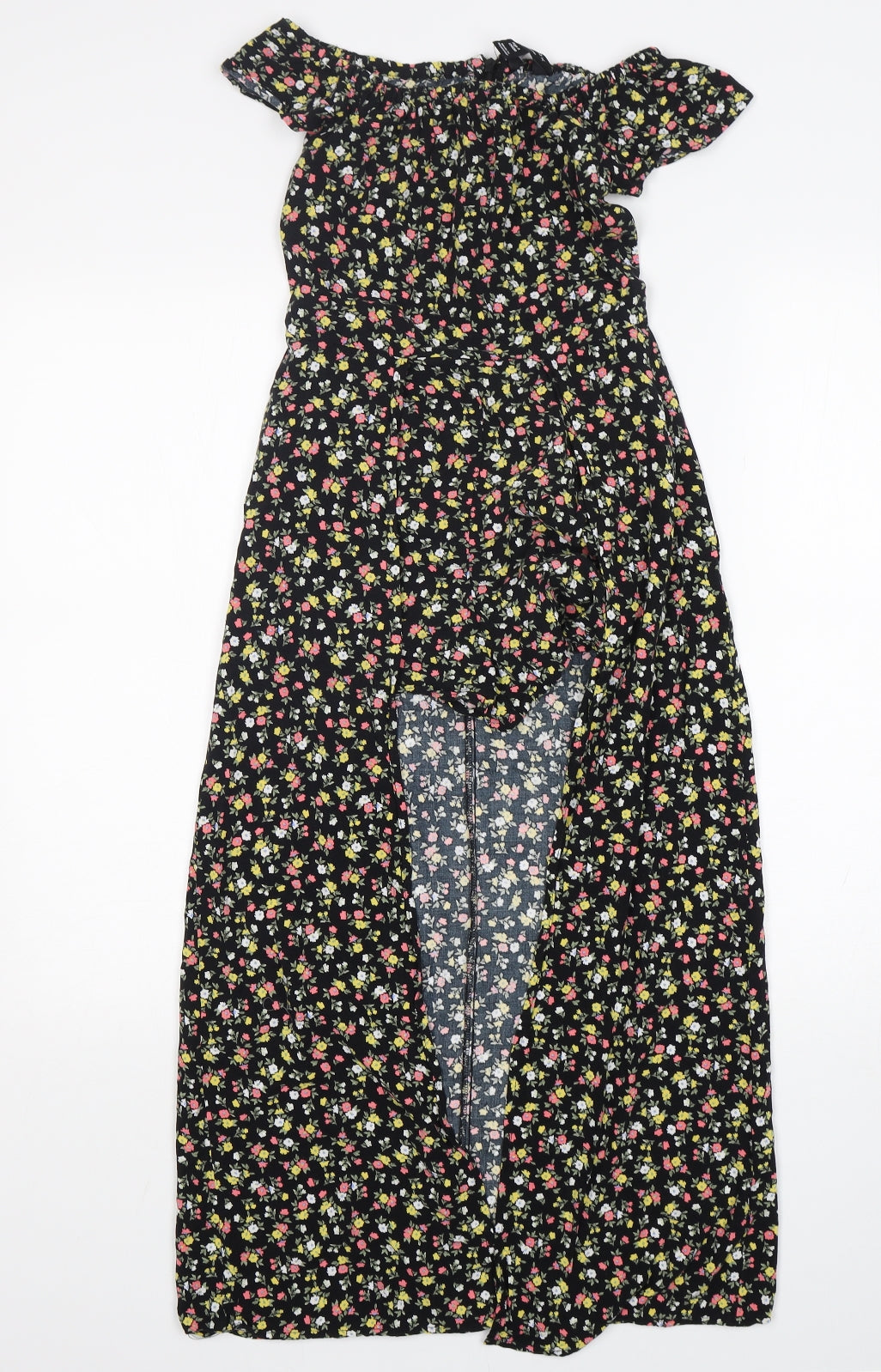 New Look Girls Multicoloured Floral Viscose Playsuit One-Piece Size 9 Years   - playsuit with maxi skirt