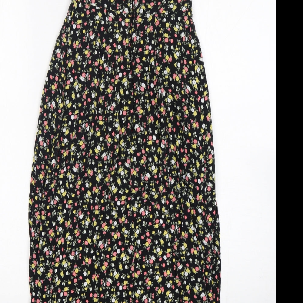 New Look Girls Multicoloured Floral Viscose Playsuit One-Piece Size 9 Years   - playsuit with maxi skirt