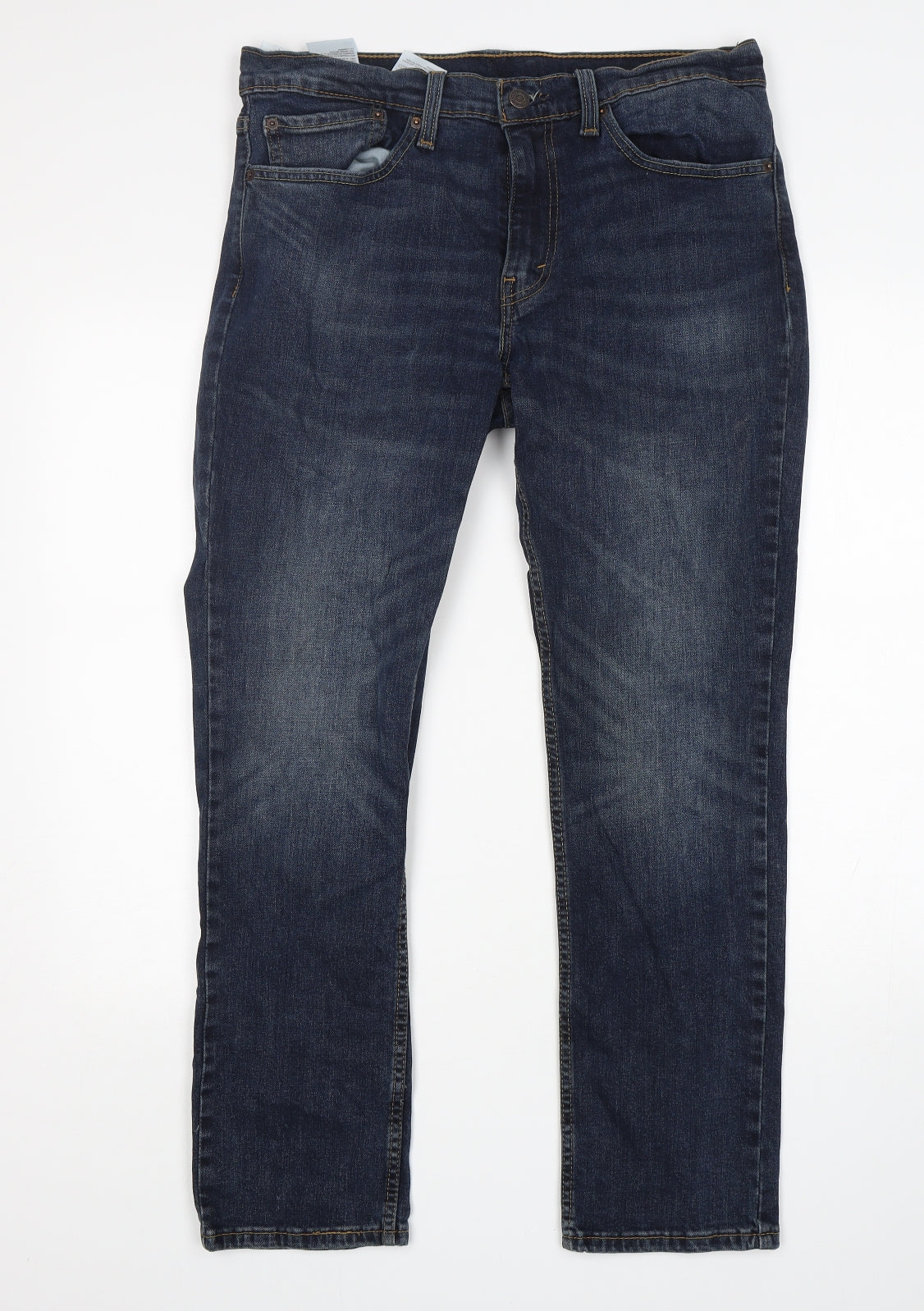 Signature by Levi Strauss & Co. Mens Blue  Cotton Straight Jeans Size 34 L30 in Regular  - Levi's 511