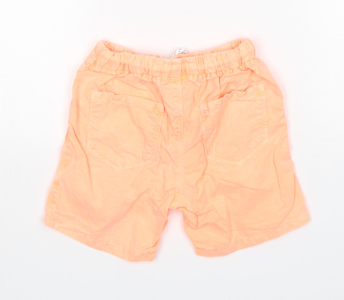 NEXT Boys Orange  Cotton Chino Shorts Size 3-4 Years  Regular