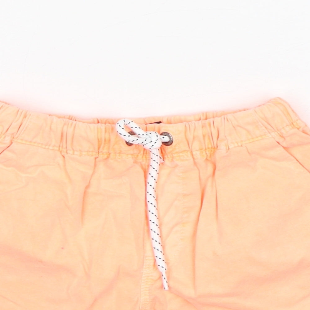 NEXT Boys Orange  Cotton Chino Shorts Size 3-4 Years  Regular