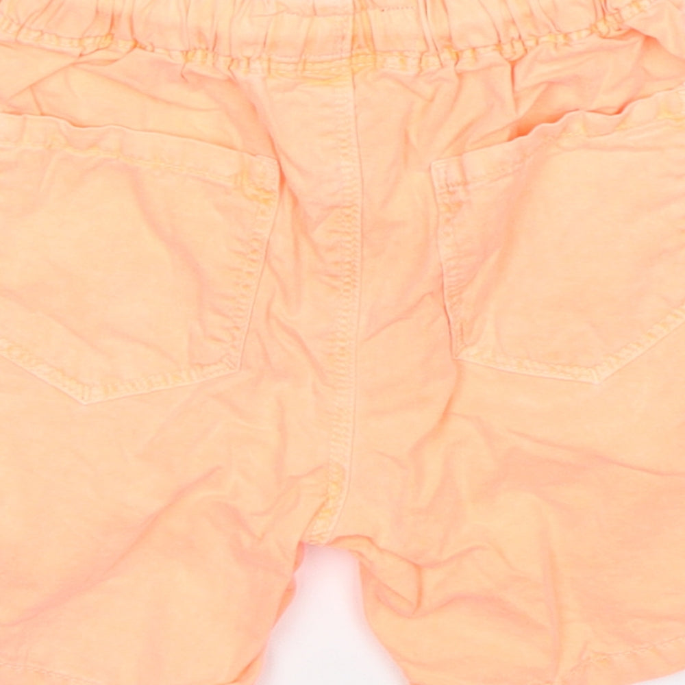 NEXT Boys Orange  Cotton Chino Shorts Size 3-4 Years  Regular