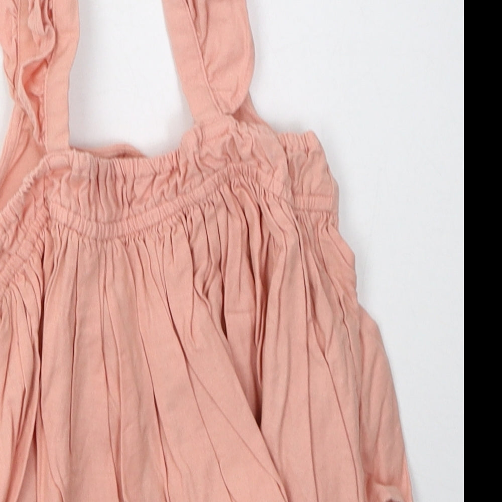 NEXT Girls Pink  Coir A-Line Skirt Size 3-4 Years  Regular Pull On