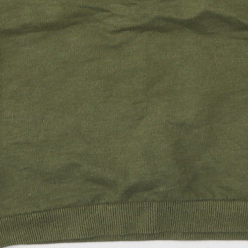 pep&co Girls Green Floral Cotton Pullover Sweatshirt Size 7-8 Years  Pullover - inspired