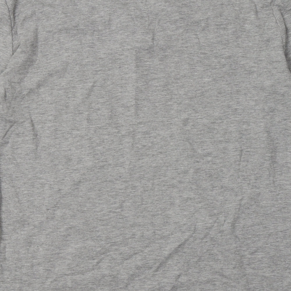 Marks and Spencer Womens Grey  Cotton  Pyjama Top Size 12