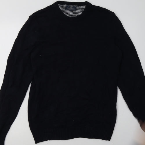 BHS Mens Blue  Cotton Pullover Sweatshirt Size S