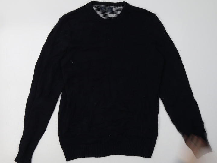 BHS Mens Blue  Cotton Pullover Sweatshirt Size S