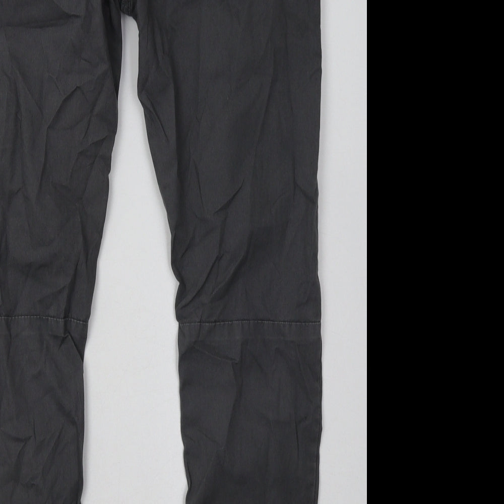 NEXT Boys Grey  Cotton Capri Trousers Size 13 Years  Regular Tie
