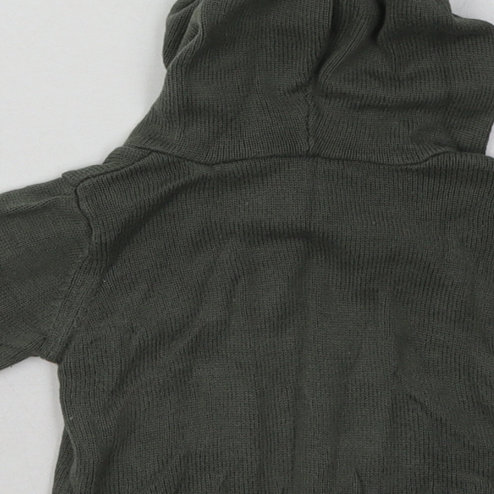 Matalan Boys Green  Cotton Basic Casual Size 3-6 Months Crew Neck Pullover