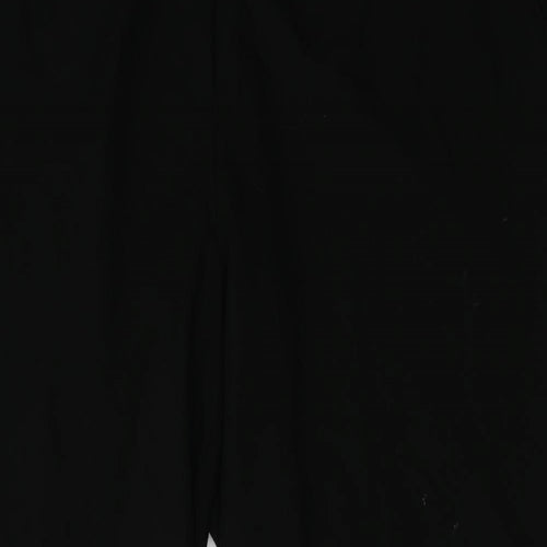 capsule Womens Black  Polyester Trousers  Size 22 L32 in Regular Hook & Eye