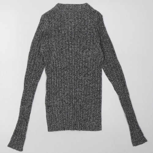 Primark Womens Grey  Polyester Pullover Sweatshirt Size 8  Pullover