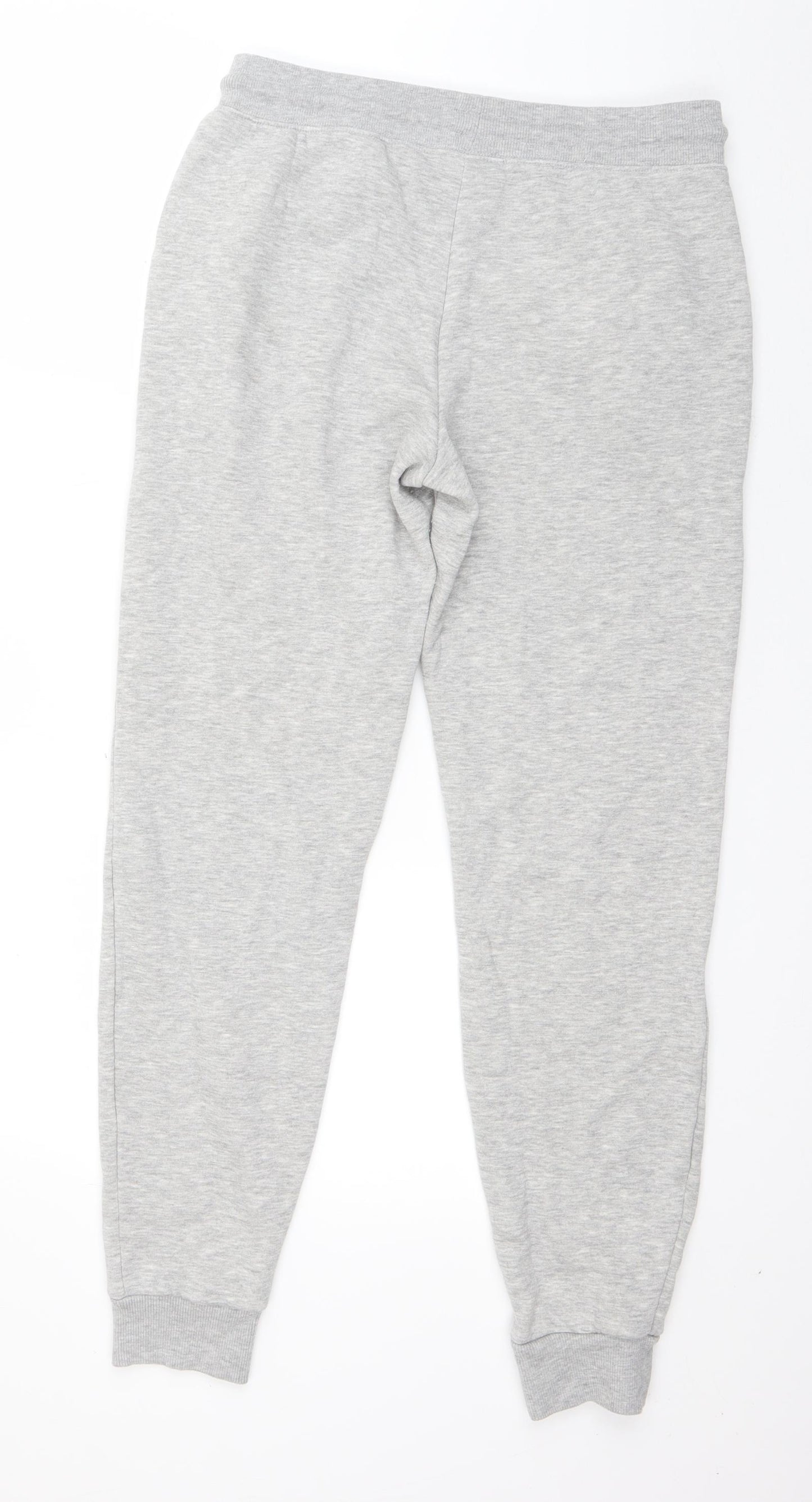 Papaya Womens Grey  Polyester Jogger Trousers Size S L28 in Regular Drawstring