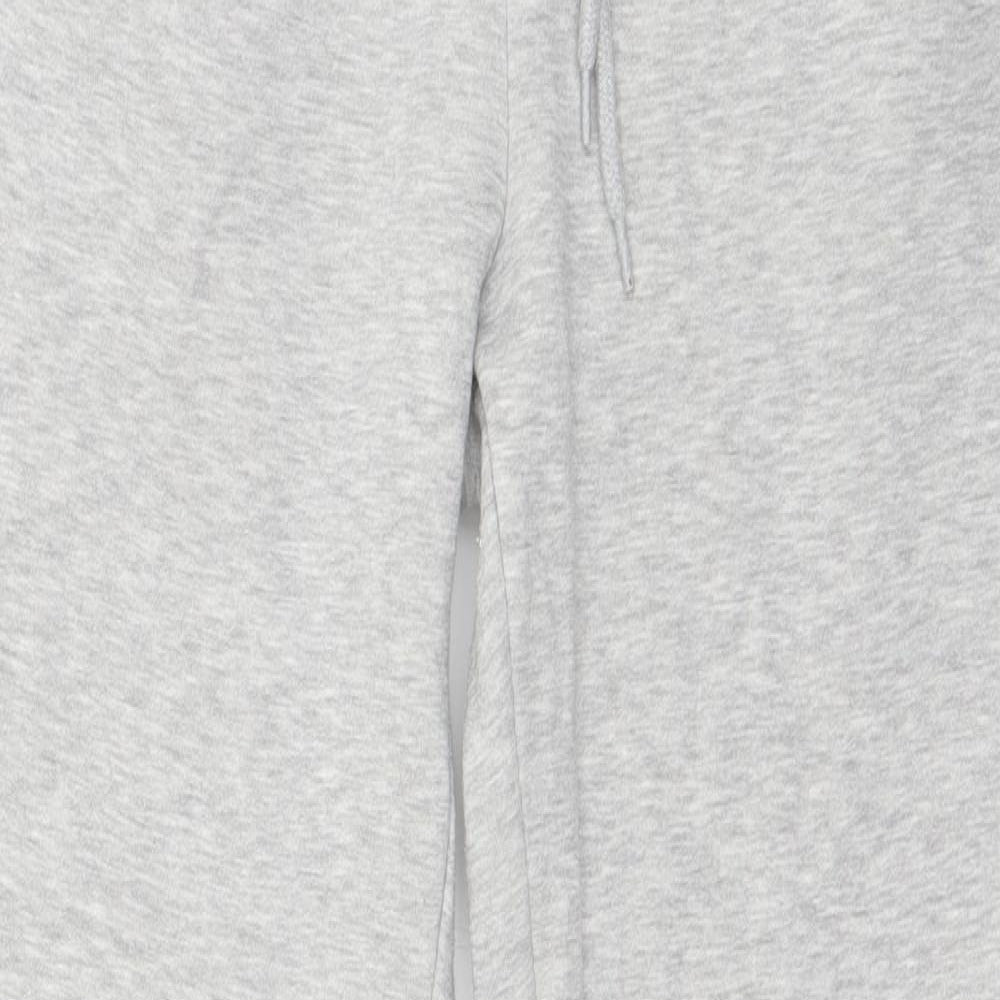 Papaya Womens Grey  Polyester Jogger Trousers Size S L28 in Regular Drawstring