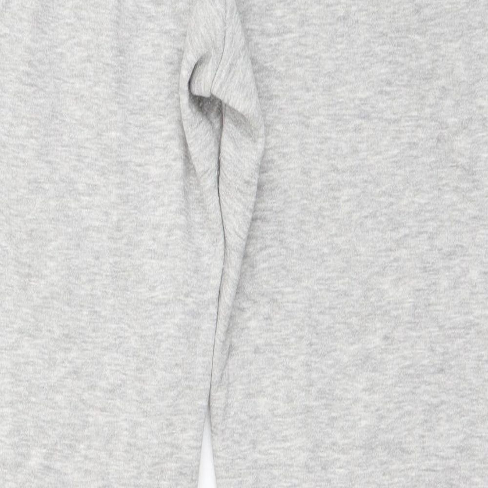 Papaya Womens Grey  Polyester Jogger Trousers Size S L28 in Regular Drawstring