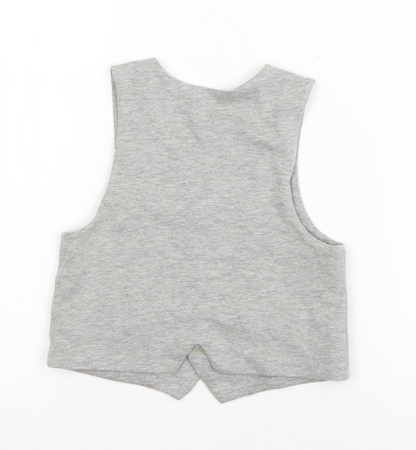 Lullaby Boys Grey   Jacket Waistcoat Size 12-18 Months   Button
