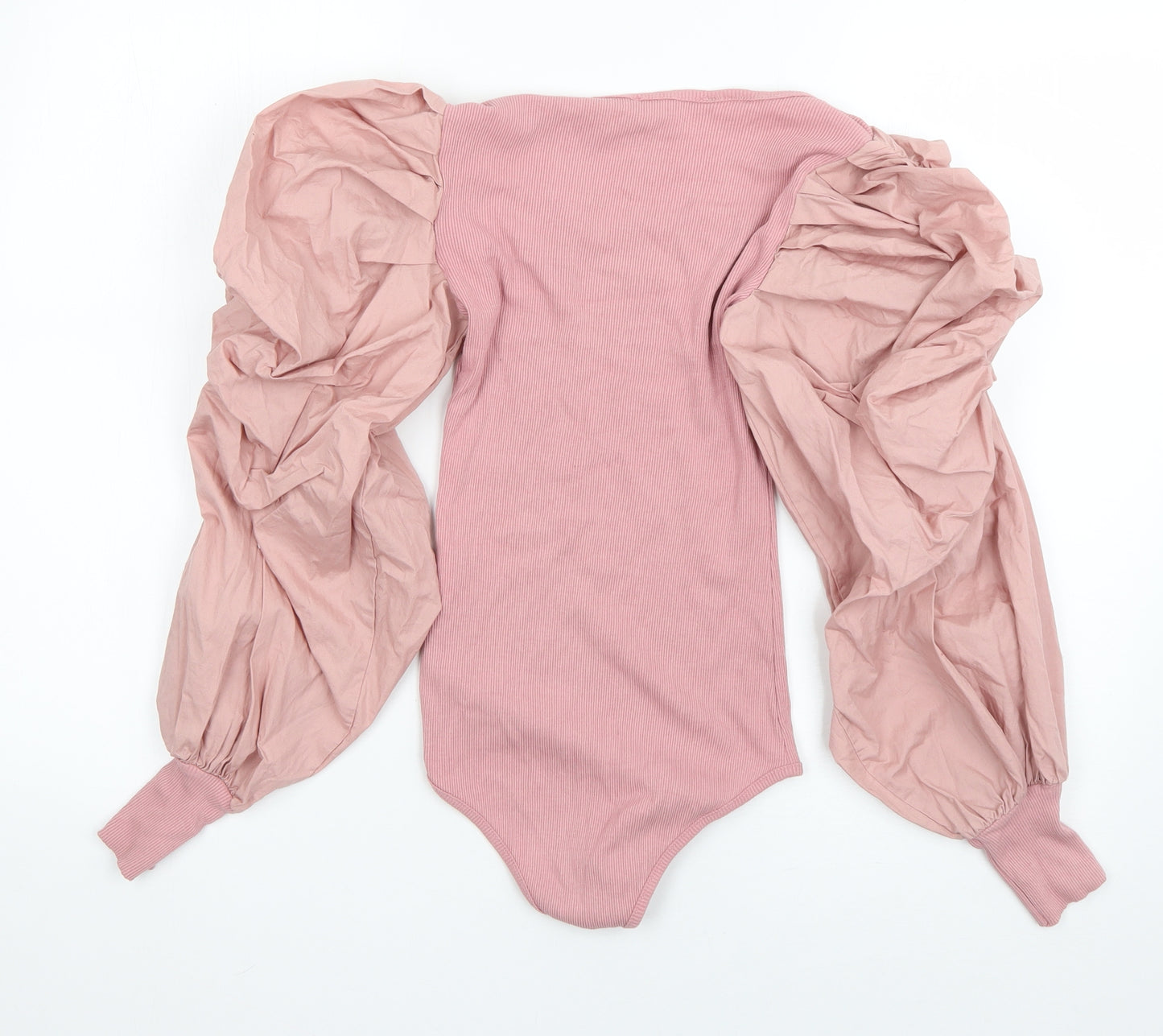 Miss Pap Womens Pink  Cotton Bodysuit One-Piece Size 6  Pullover
