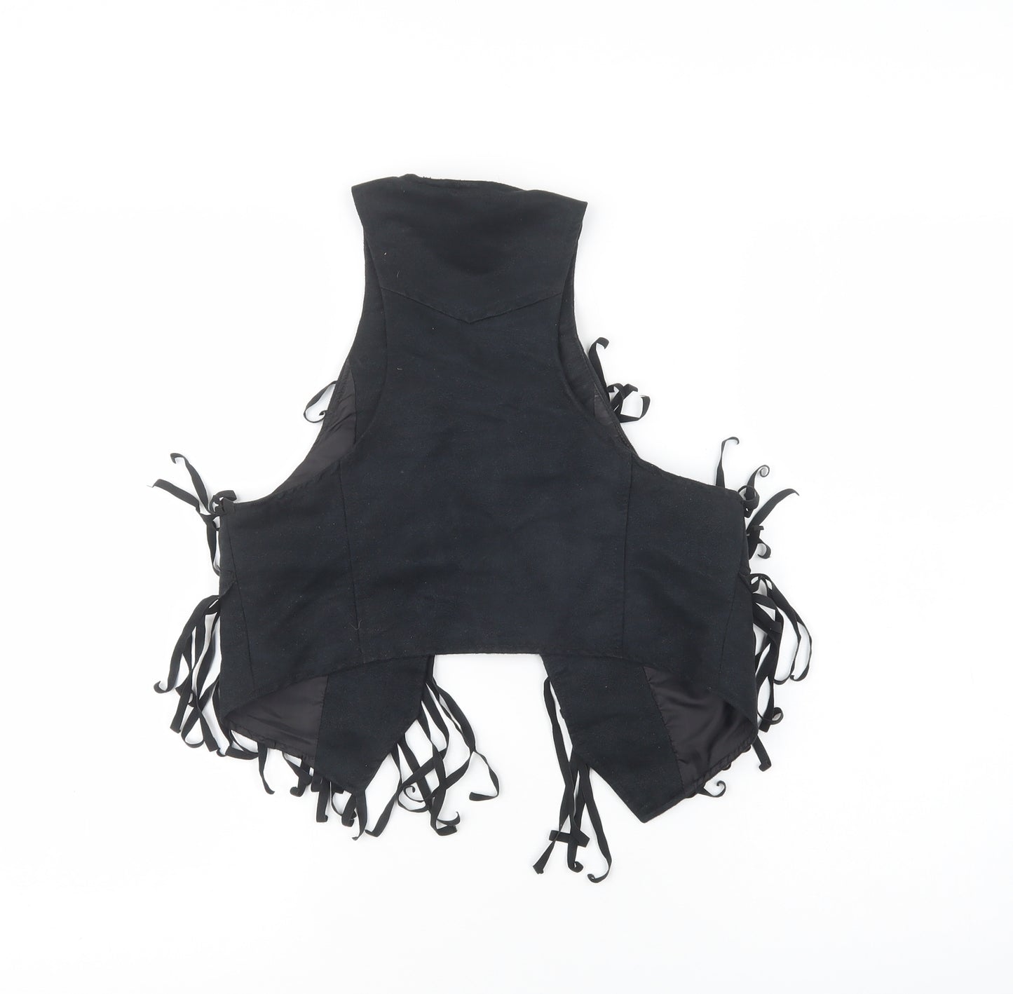 Lucid Womens Black   Gilet Waistcoat Size 8