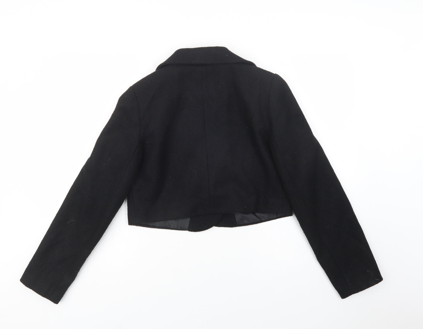 Ziuppe Womens Black   Kimono Blazer Size 12  Button
