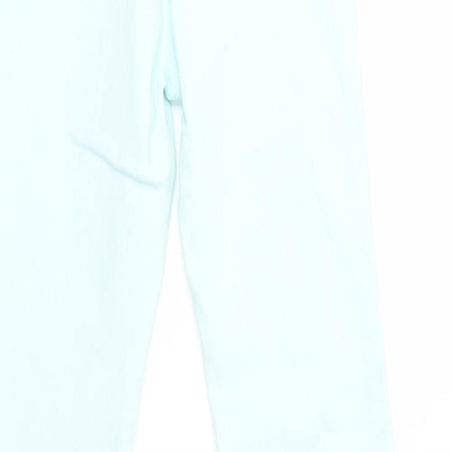 Candy Couture Girls Green  Cotton Skinny Jeans Size 13 Years  Regular Button