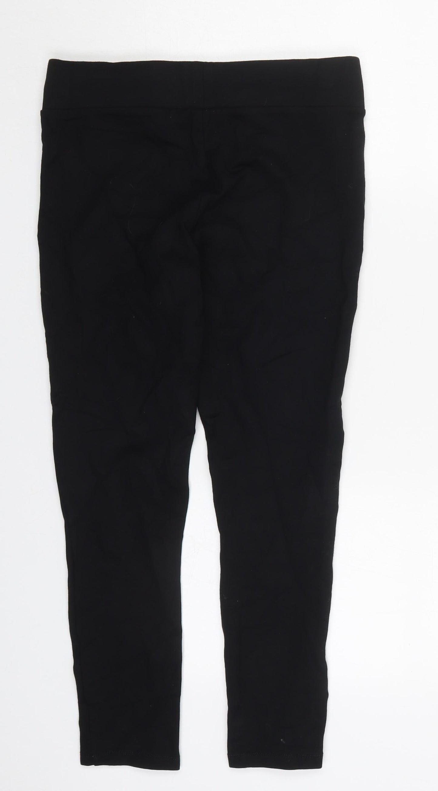 George Womens Black  Viscose Carrot Leggings Size 12 L24 in