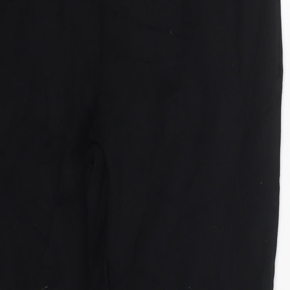 George Womens Black  Viscose Carrot Leggings Size 12 L24 in