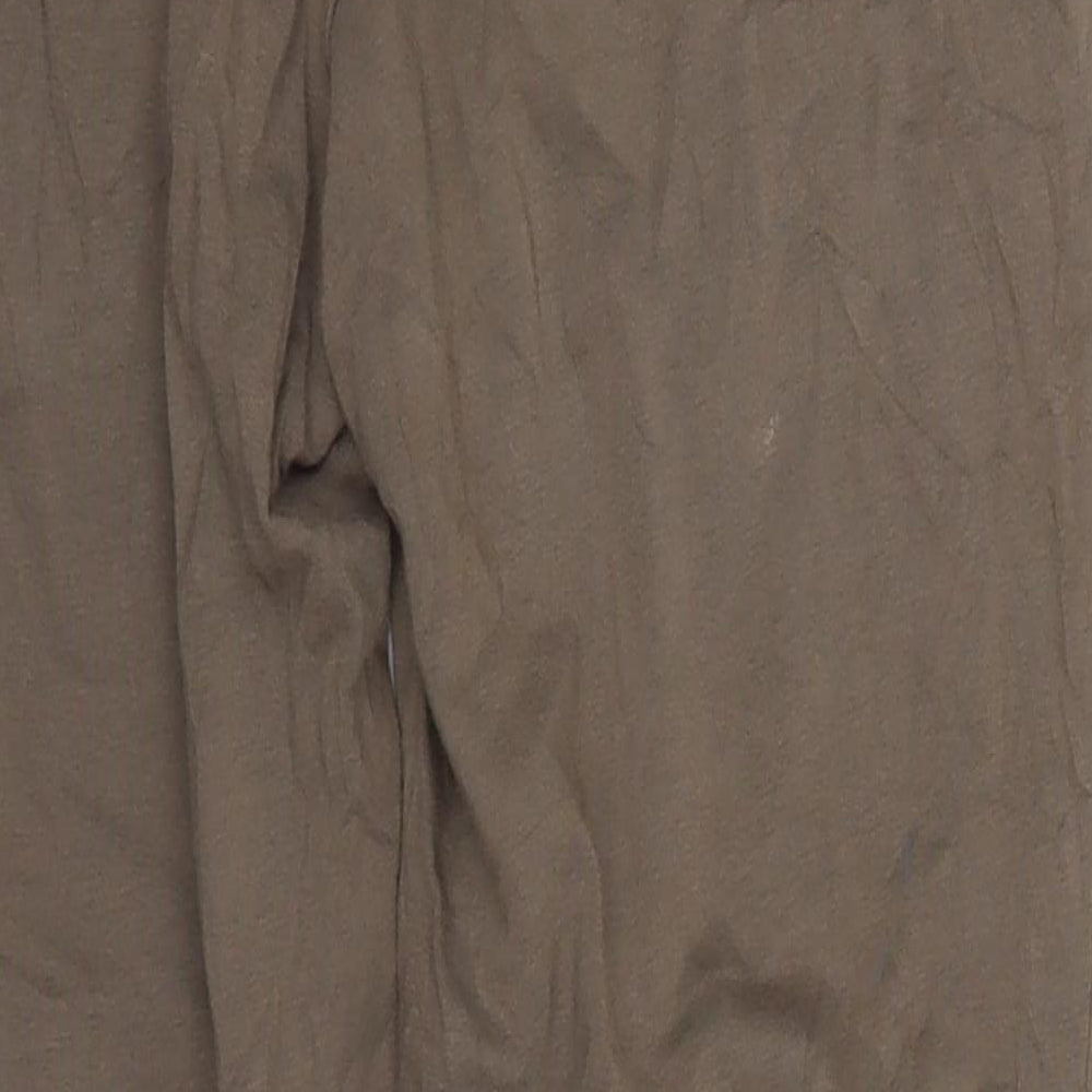 Sandwich Womens Brown  Cotton Cropped Leggings Size M L24 in