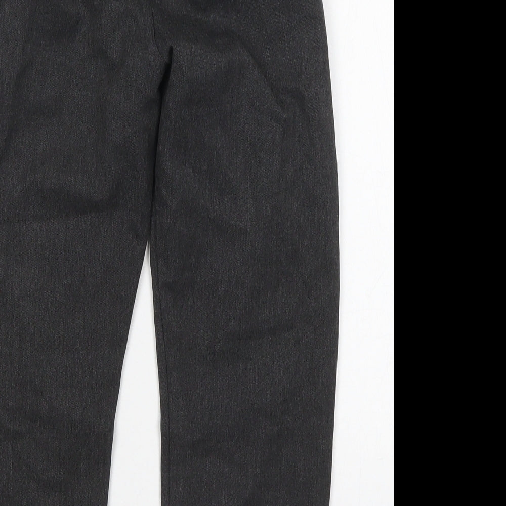 NEXT Boys Grey  Polyester Dress Pants Trousers Size 5 Years  Regular Hook & Eye