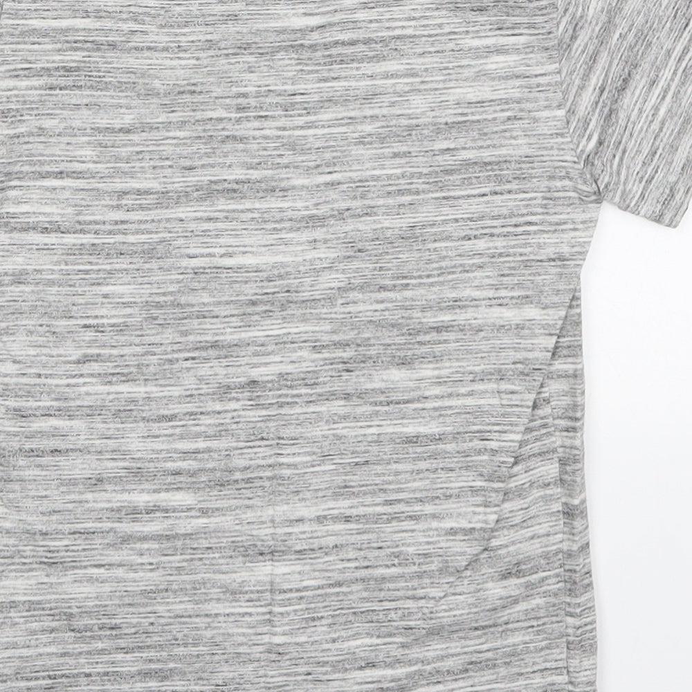 NEXT Boys Grey  Polyester Basic T-Shirt Size 5-6 Years Crew Neck Pullover