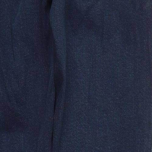 South Womens Blue  Cotton Skinny Jeans Size 12 L28 in Regular Button