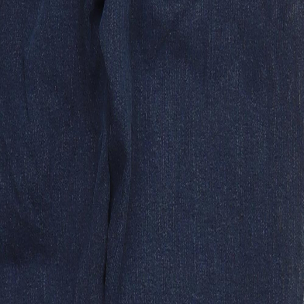 South Womens Blue  Cotton Skinny Jeans Size 12 L28 in Regular Button